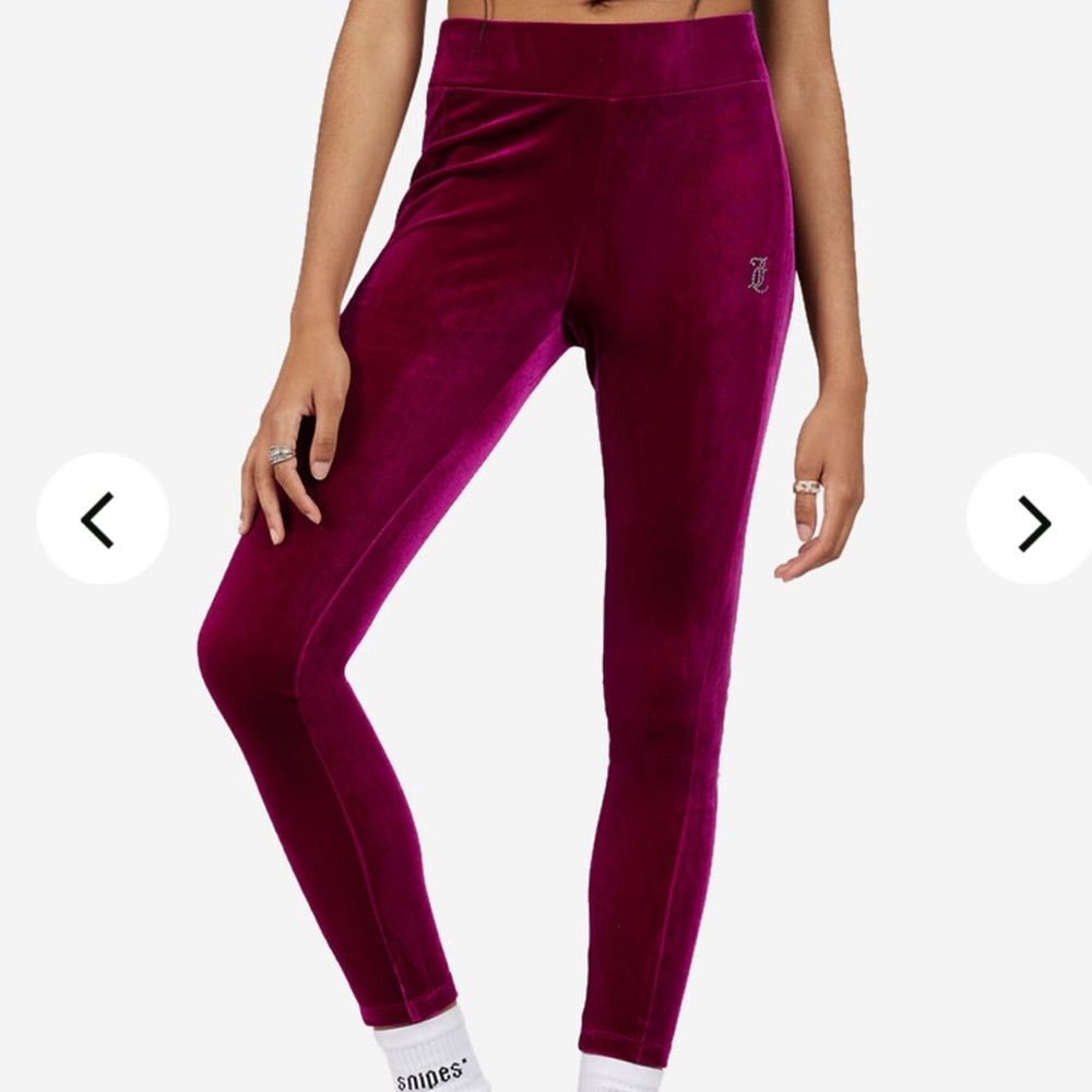 Juicy Couture Candied Fig Leggings High-Waisted Athletic